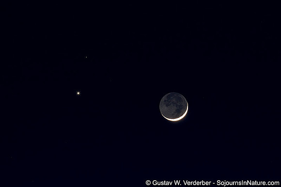 Moon, Venus, and Mars