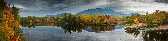 Mt. Katahdin and The Penobscot River, Maine