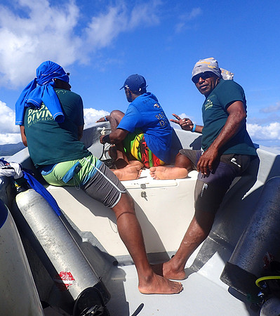 Our dive crew (protectors) at Raja Ampat