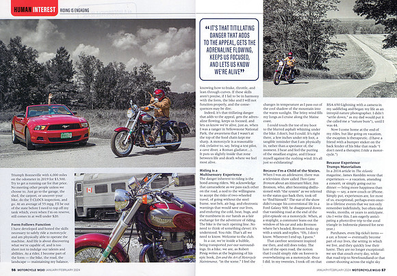 Why I Ride Second Page