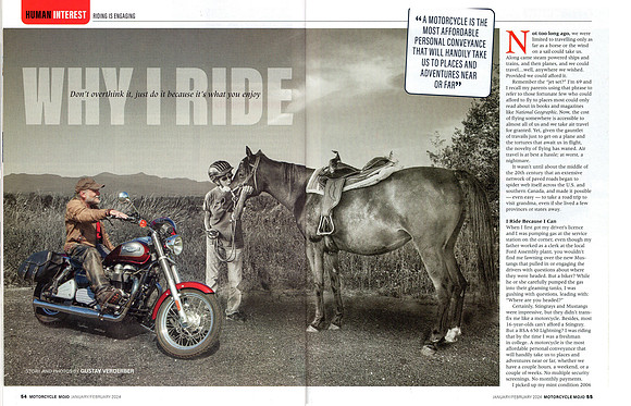 Why I Ride Cover Page