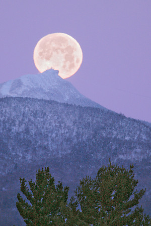 Jay Peak and Moon II, Vermont
