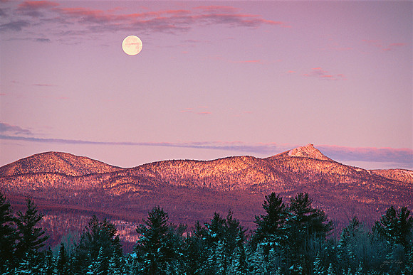 Moon Over Jay Peak, Vermont