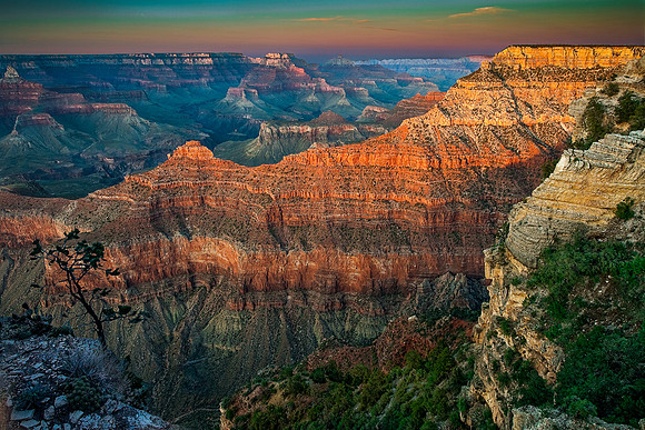 Mather Point Sunset, Grand Canyon